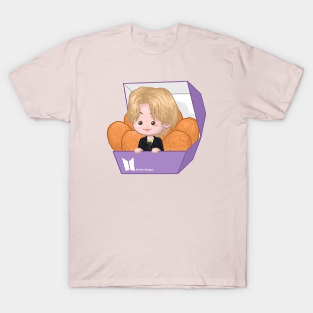 Army Chicken Nugget Jungkook T-Shirt by Khotekmei